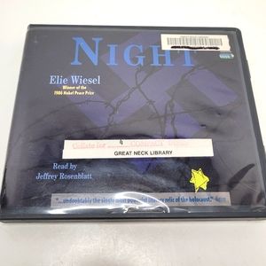 Night by Elie Wiesel Winner of the 1986 Nobel Peace Prize Audiobook Ex-Library